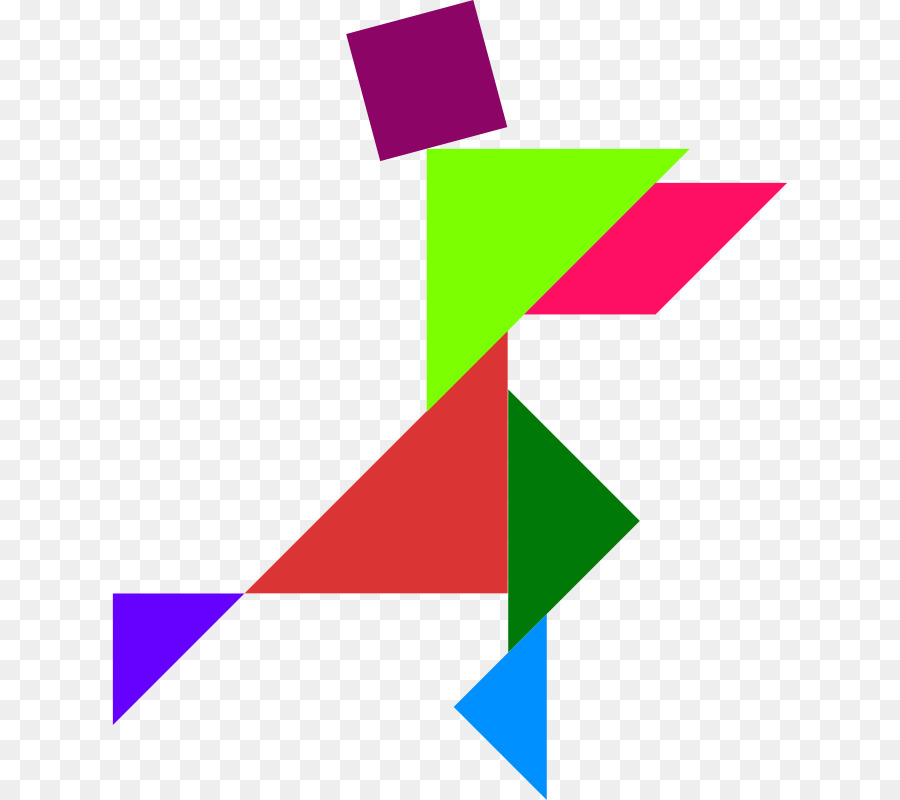 Tangram，Rompecabezas PNG