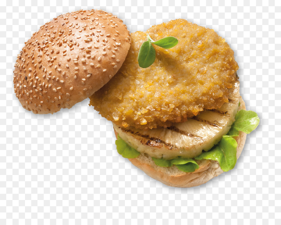 Hamburguesa De Salmón，Hamburguesa Vegetariana PNG