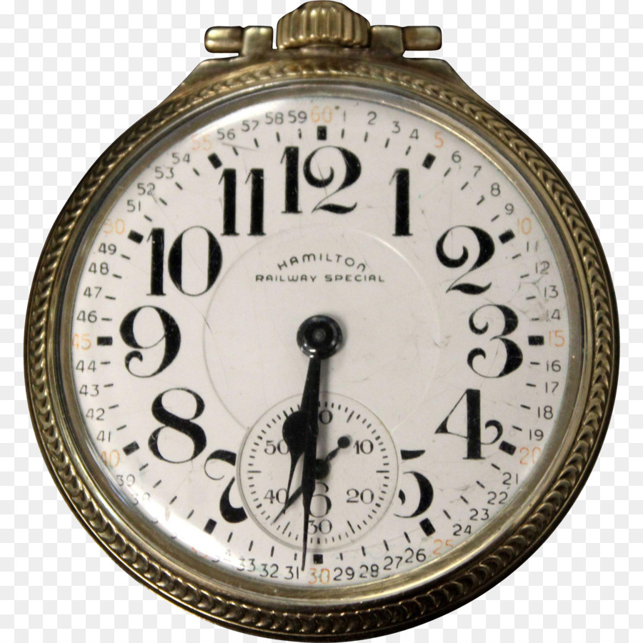 Reloj De Bolsillo，Hamilton Watch Company PNG