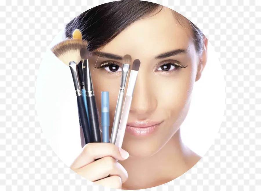 Pinceles De Maquillaje，Mujer PNG