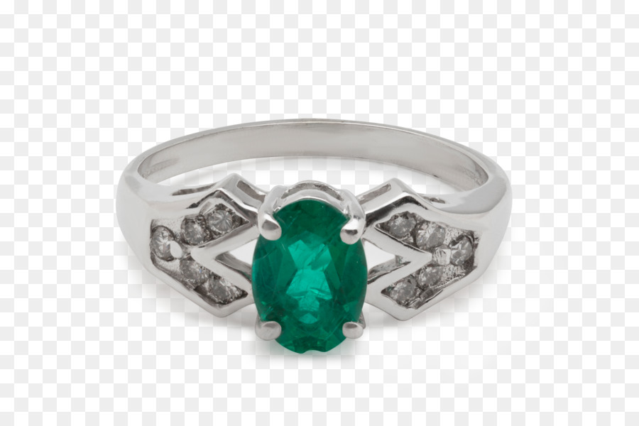 Anillo Esmeralda，Piedra Preciosa PNG