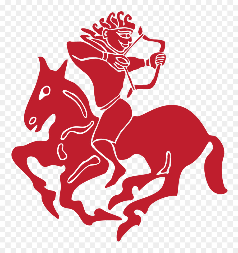 Montado En Tiro Con Arco，Caballo PNG