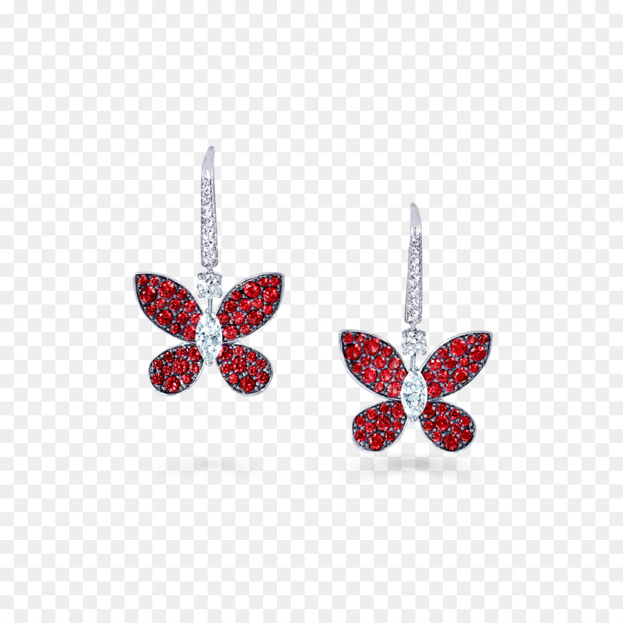 Pendientes De Mariposa，Accesorios PNG