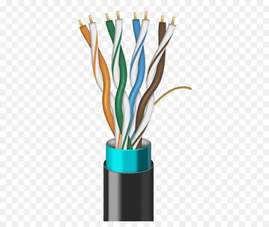 Cable De Categoría 5，Par Trenzado PNG
