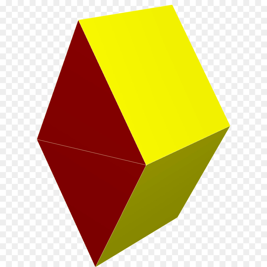 Rhombohedron，Triángulo PNG
