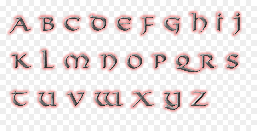 Letras Del Alfabeto，Fuente PNG