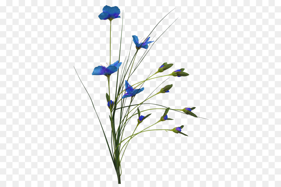 Flores Azules，Ramo PNG