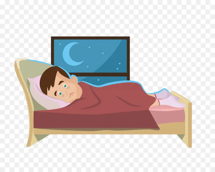 Niño Insomne，Cama PNG