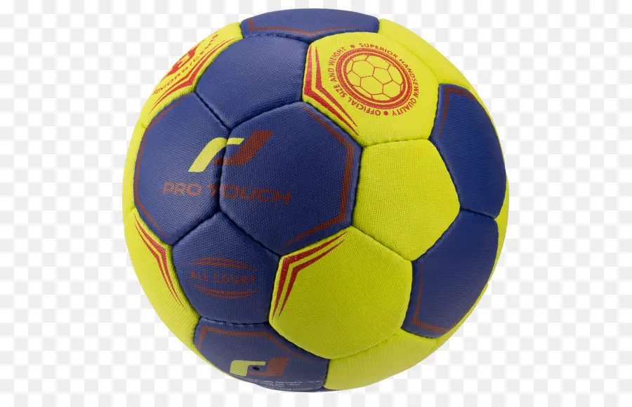 Balonmano Amarillo Y Azul，Pelota PNG