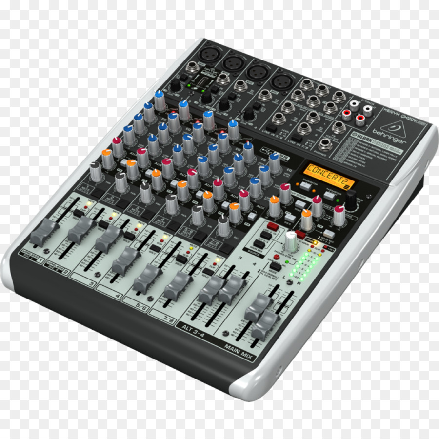 Micrófono，Behringer Xenyx X1204usb PNG