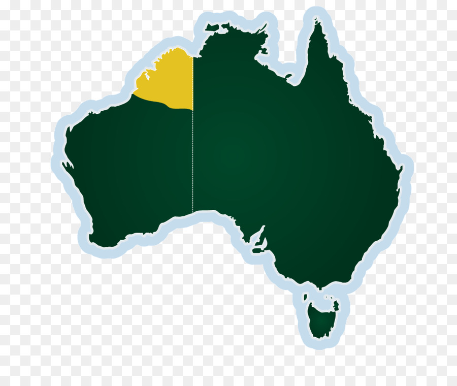 Mapa De Australia，Continente PNG