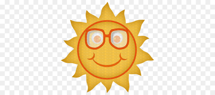 Sol Con Gafas De Sol，Soleado PNG