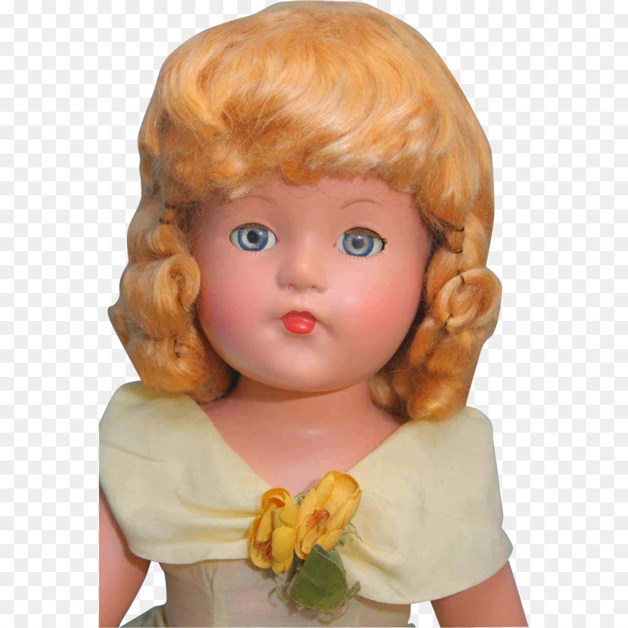 Muñeca，Pelo Rubio PNG