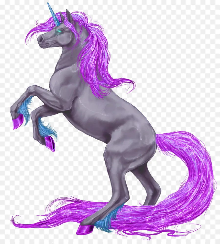 Unicornio Negro，Mítico PNG