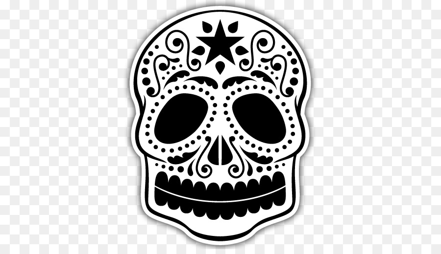 Calavera Decorativa，Arte PNG