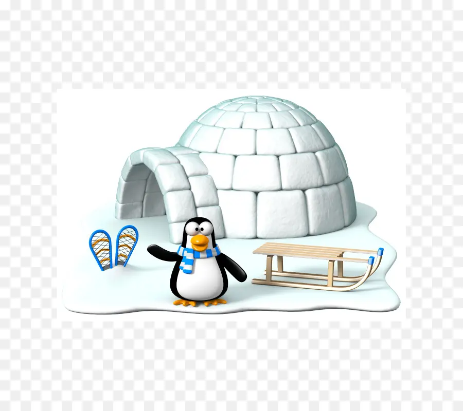 Penguin，Iglú PNG