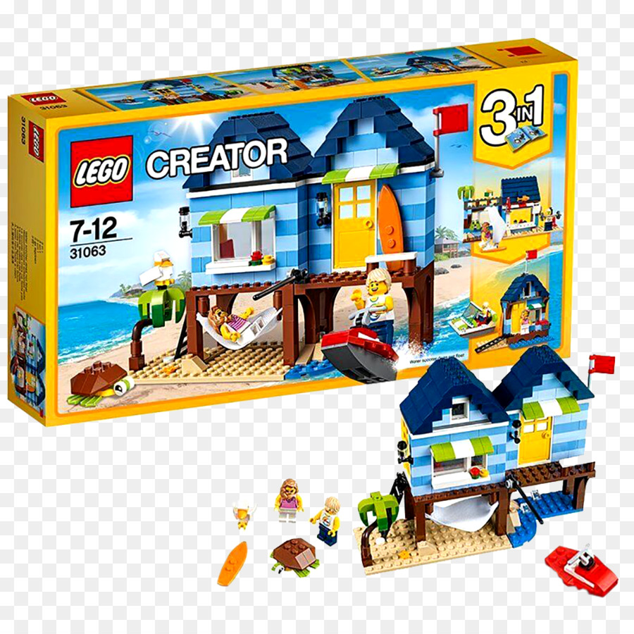 Lego 31063 Creador Junto A La Playa De Vacaciones，Lego Creator PNG