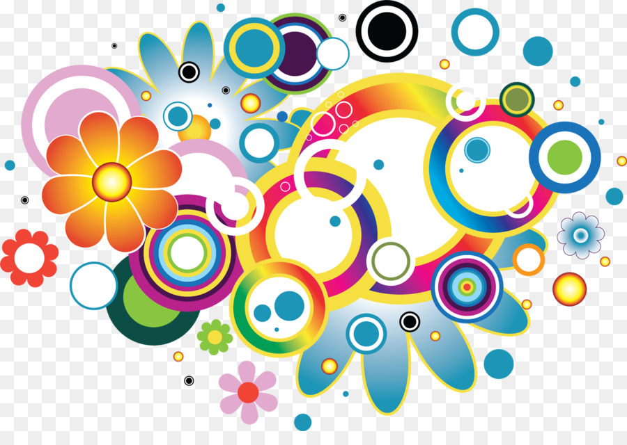 Diseño Abstracto Colorido，Circulos PNG