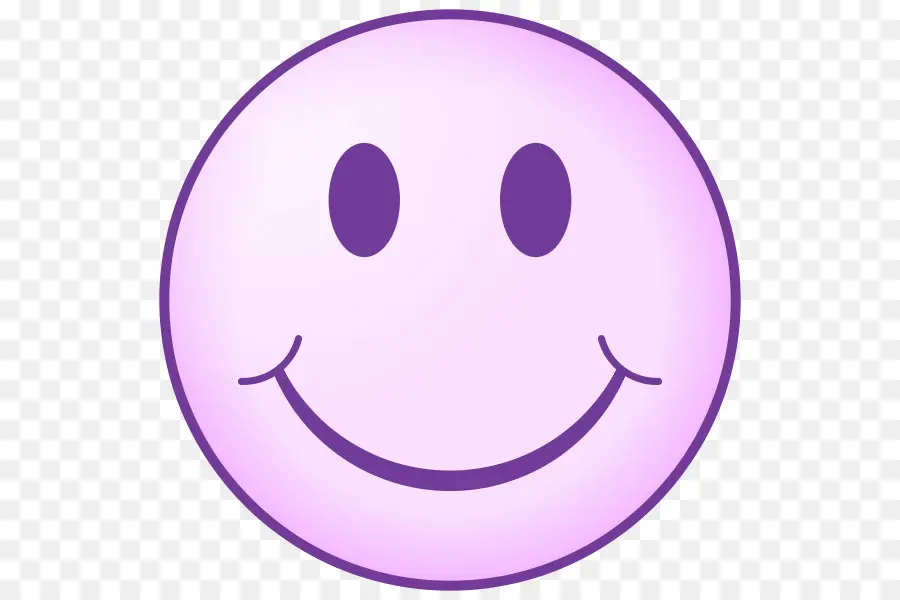 Cara Sonriente Morada，Sonriente PNG