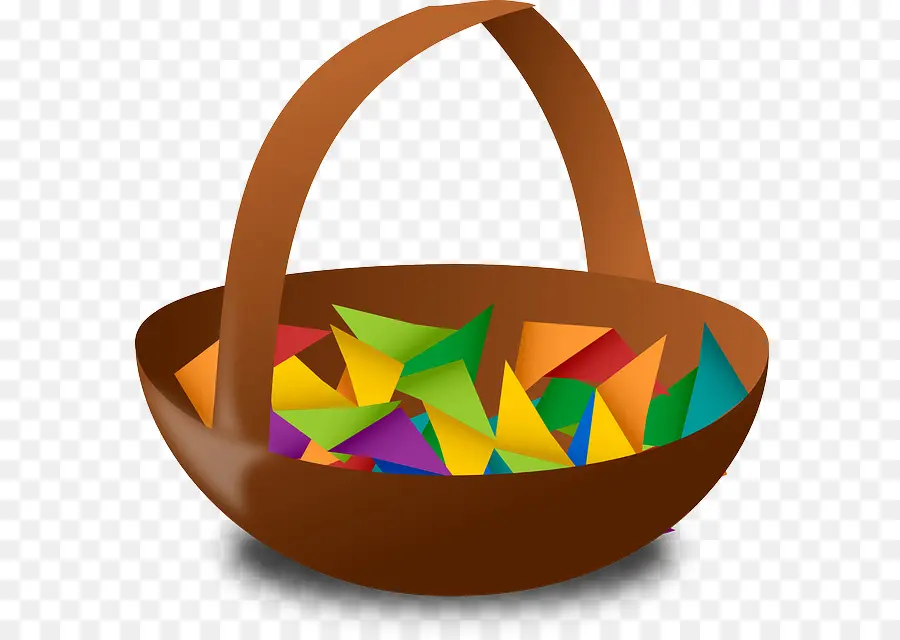 Cesta，Origami PNG