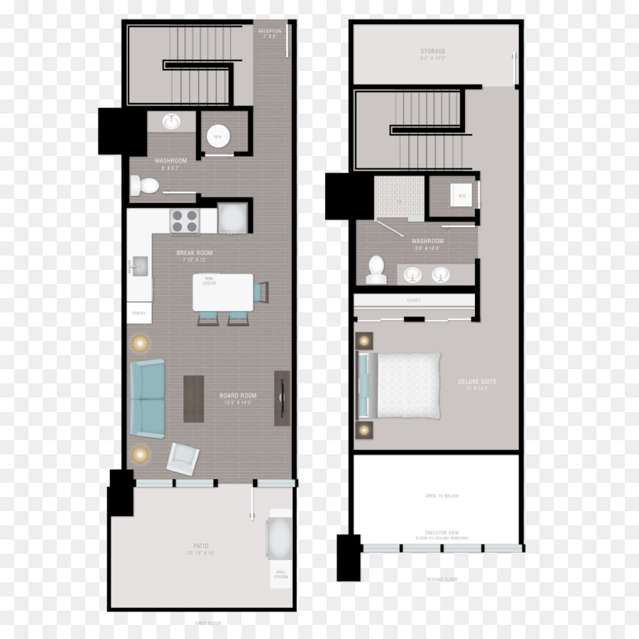 Plan De Piso，La Oficina De Los Apartamentos PNG