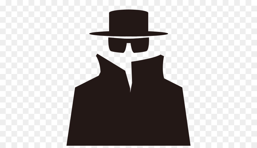 clip art de silueta de agente secreto