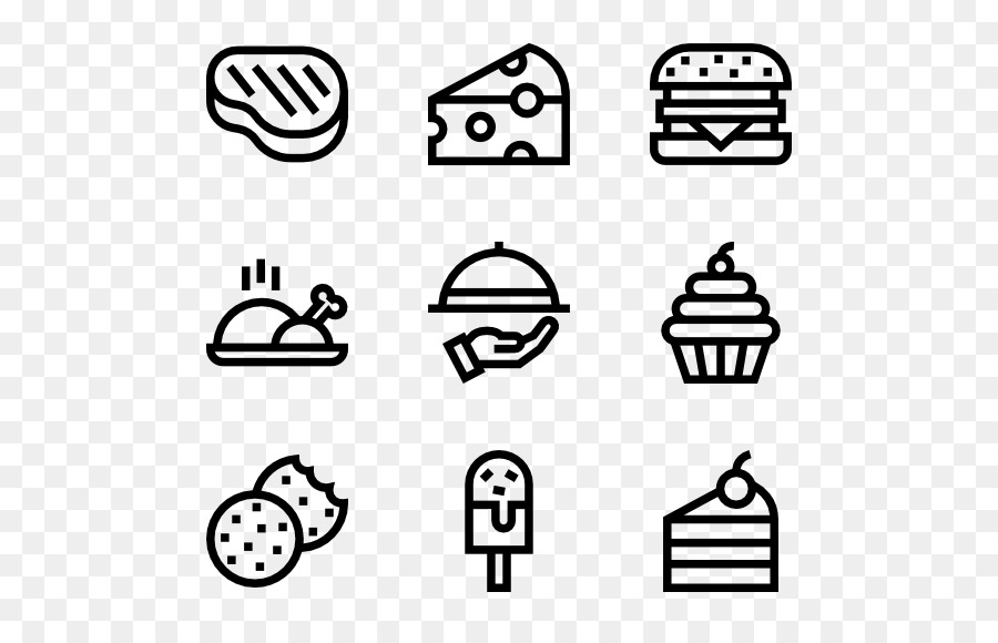 Iconos De Comida，Comida Rápida PNG