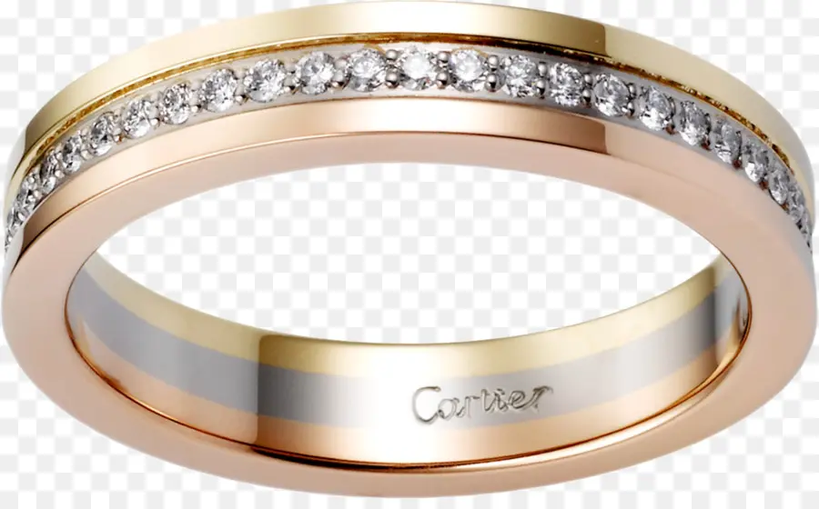 Anillo De Diamantes，Cartier PNG