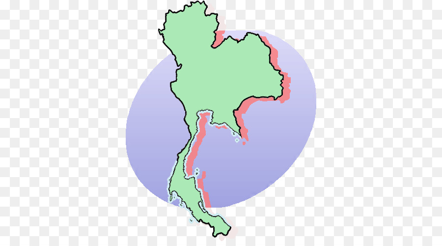 Mapa De Tailandia，País PNG