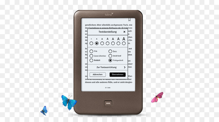 Comparación De Ereaders，Tolino PNG