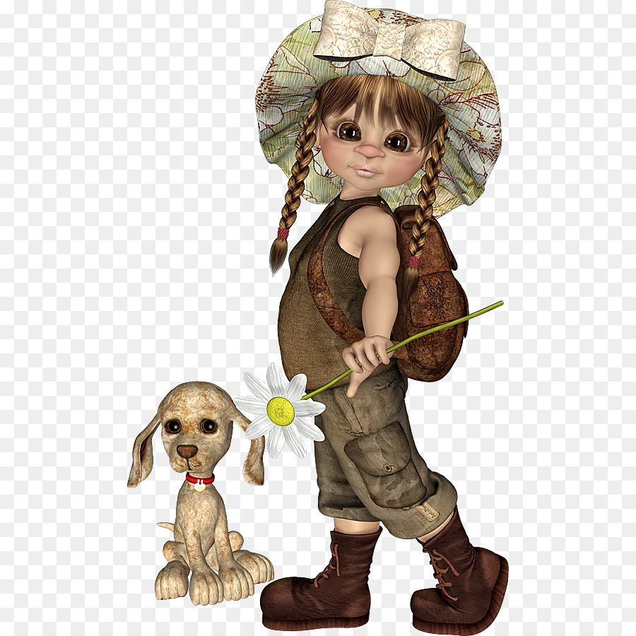 Niña Con Perro，Niño PNG