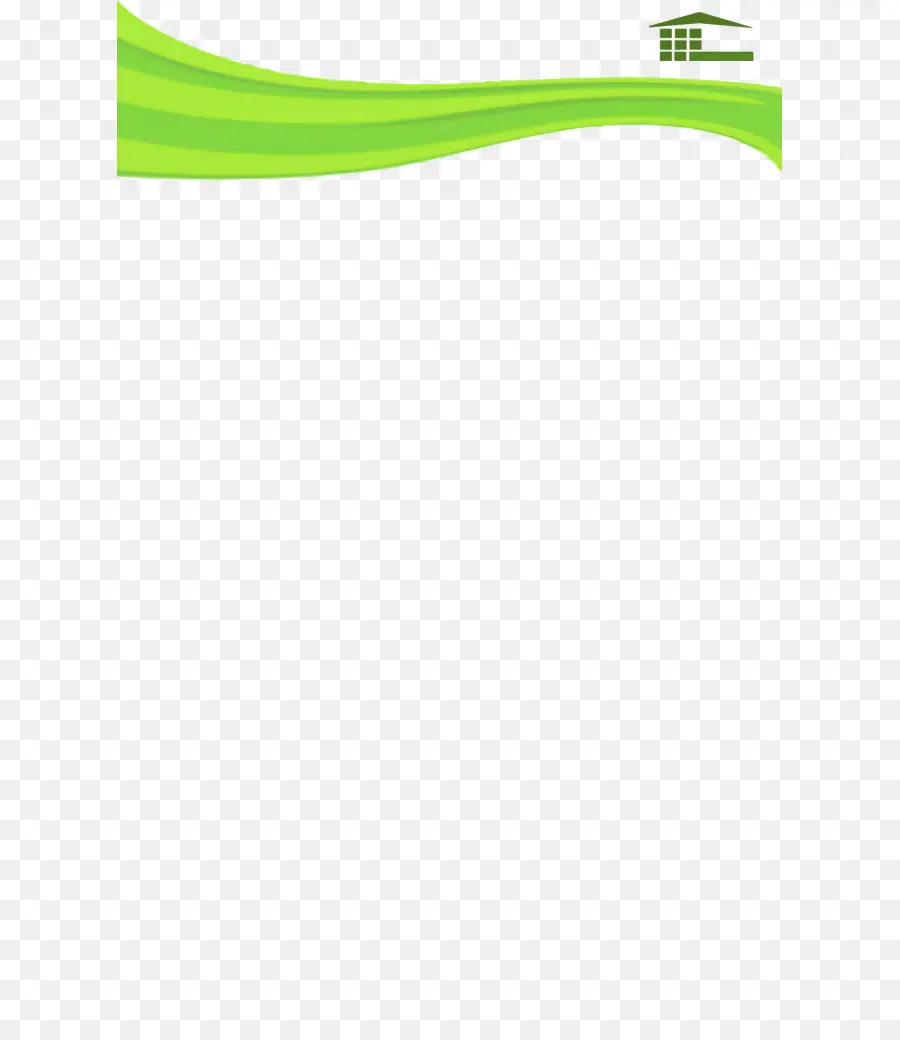 Fondo De Onda Verde，Diseño PNG