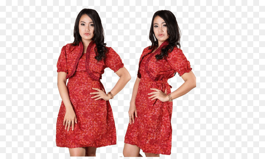 Vestido Rojo，Moda PNG