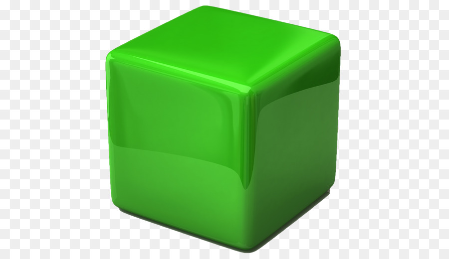 Cubo Verde，3d PNG