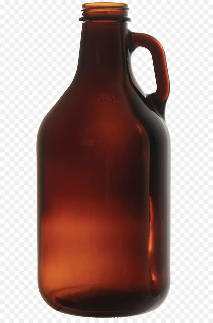 Botella Marrón，Vaso PNG