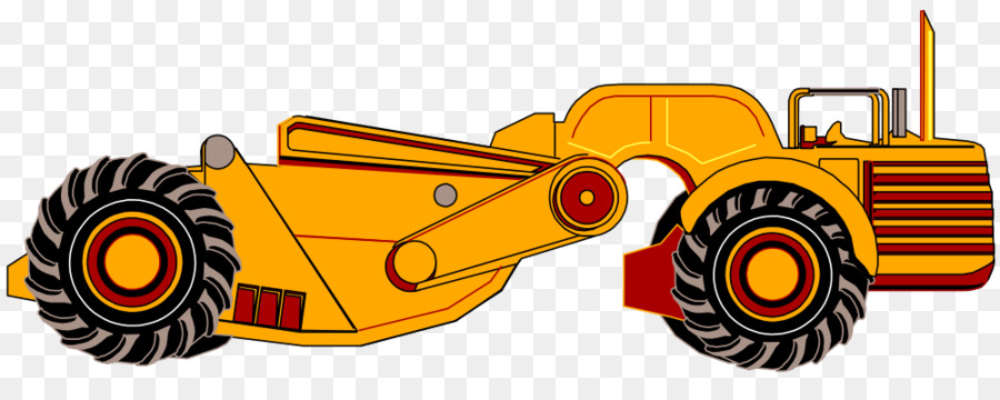 Bulldozer，Rueda Tractorscraper PNG