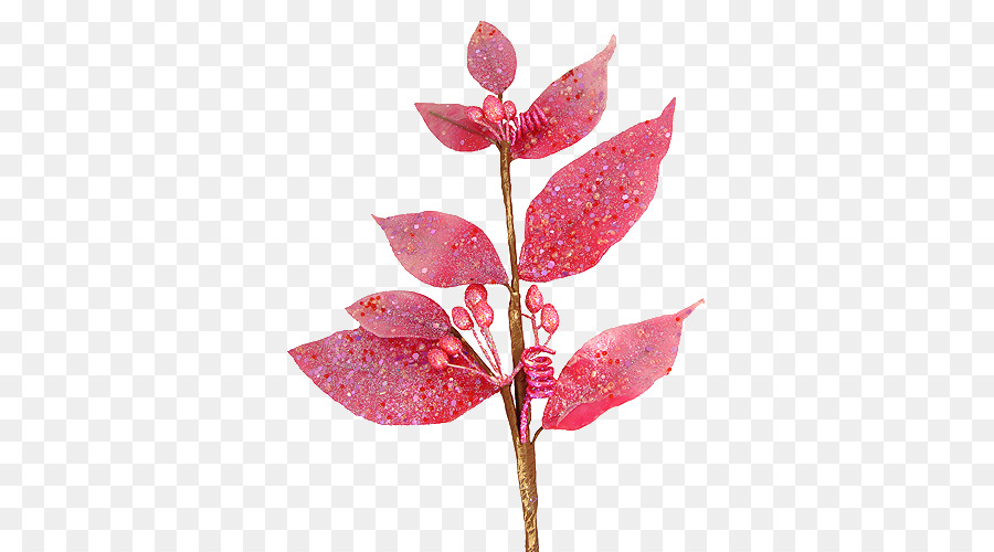 Hojas Rosadas Brillantes，Hojas PNG