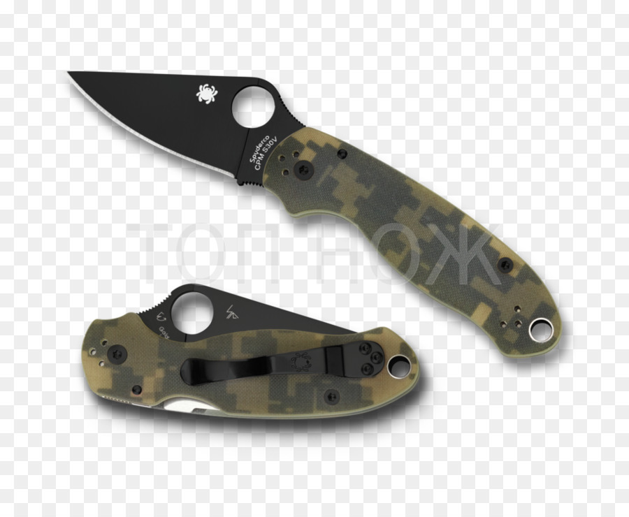 Cuchillo，Spyderco PNG