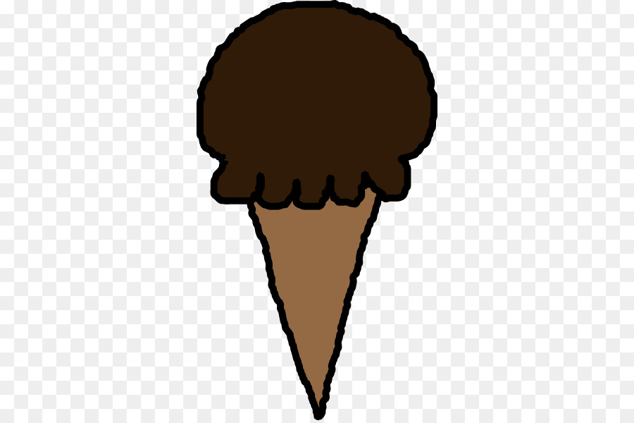 El Helado De Chocolate，Conos De Helado PNG