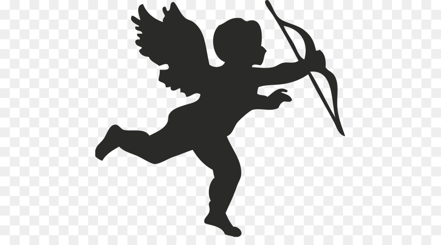 Cupido，Silueta PNG