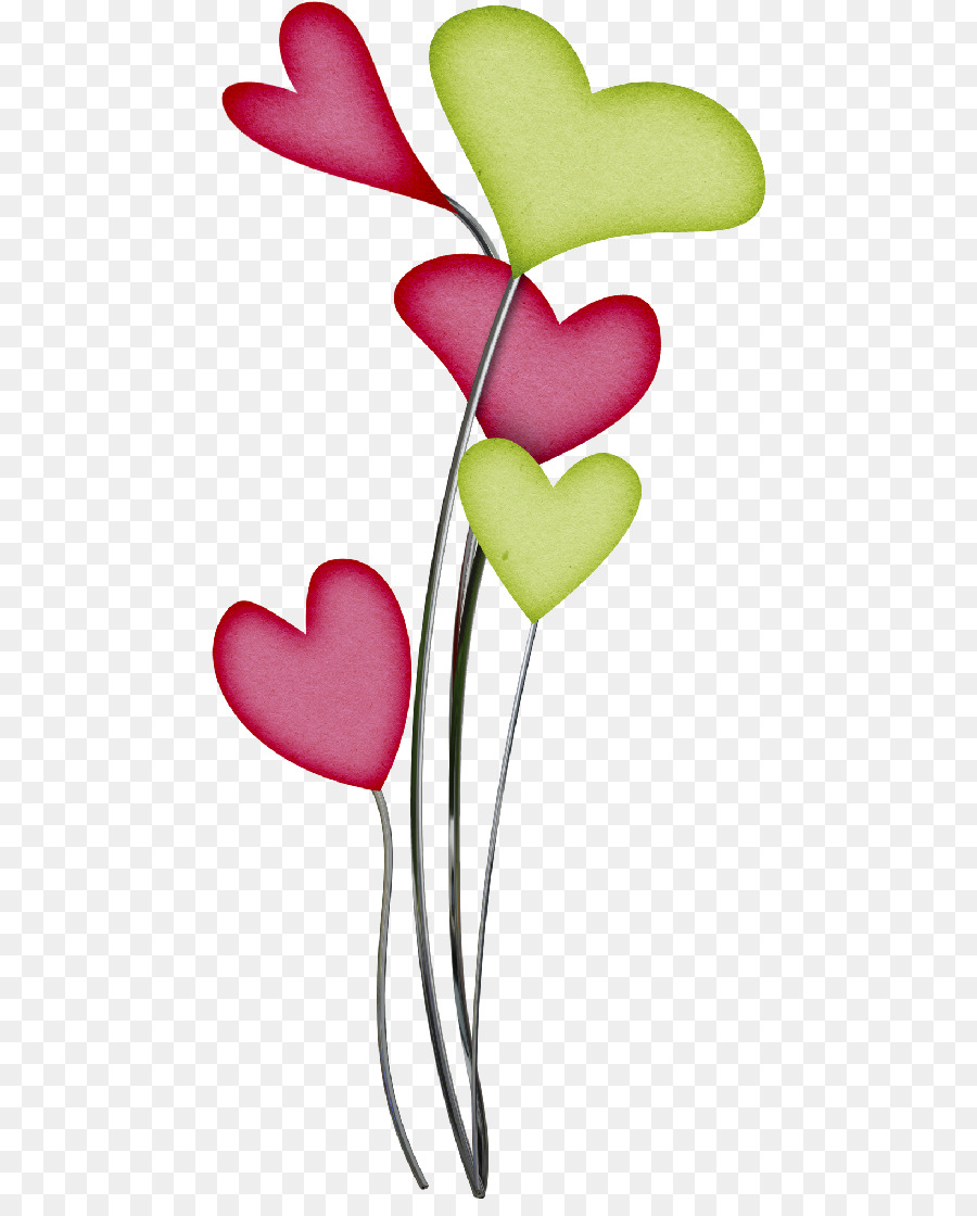 Flores De Corazon，Amar PNG