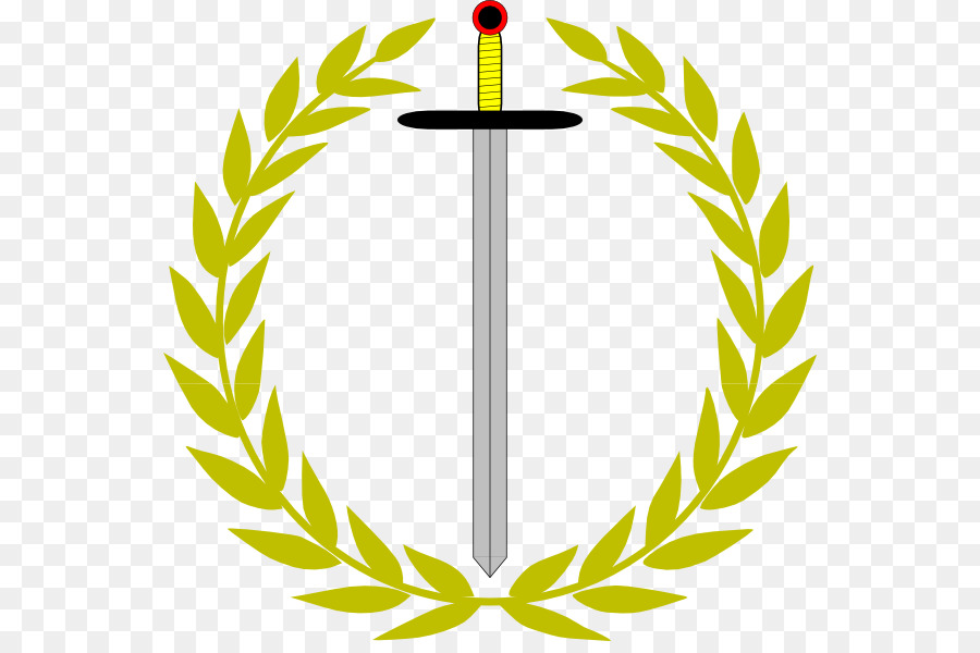 Espada Y Laurel，Emblema PNG