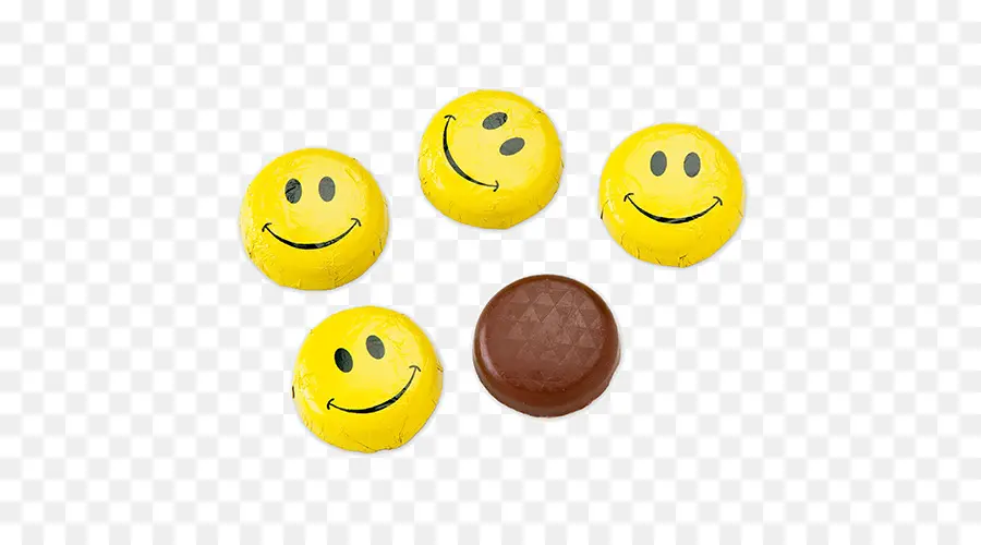 Chocolates Con Cara Sonriente，Dulce PNG