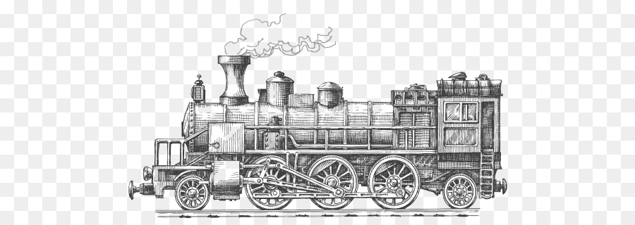 Tren De Vapor，Locomotora PNG