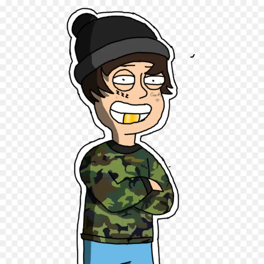 Personaje De Dibujos Animados，Gorro PNG