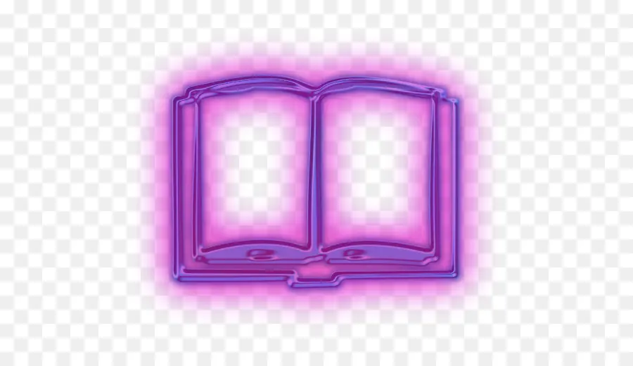 Libro Morado Neón，Lectura PNG