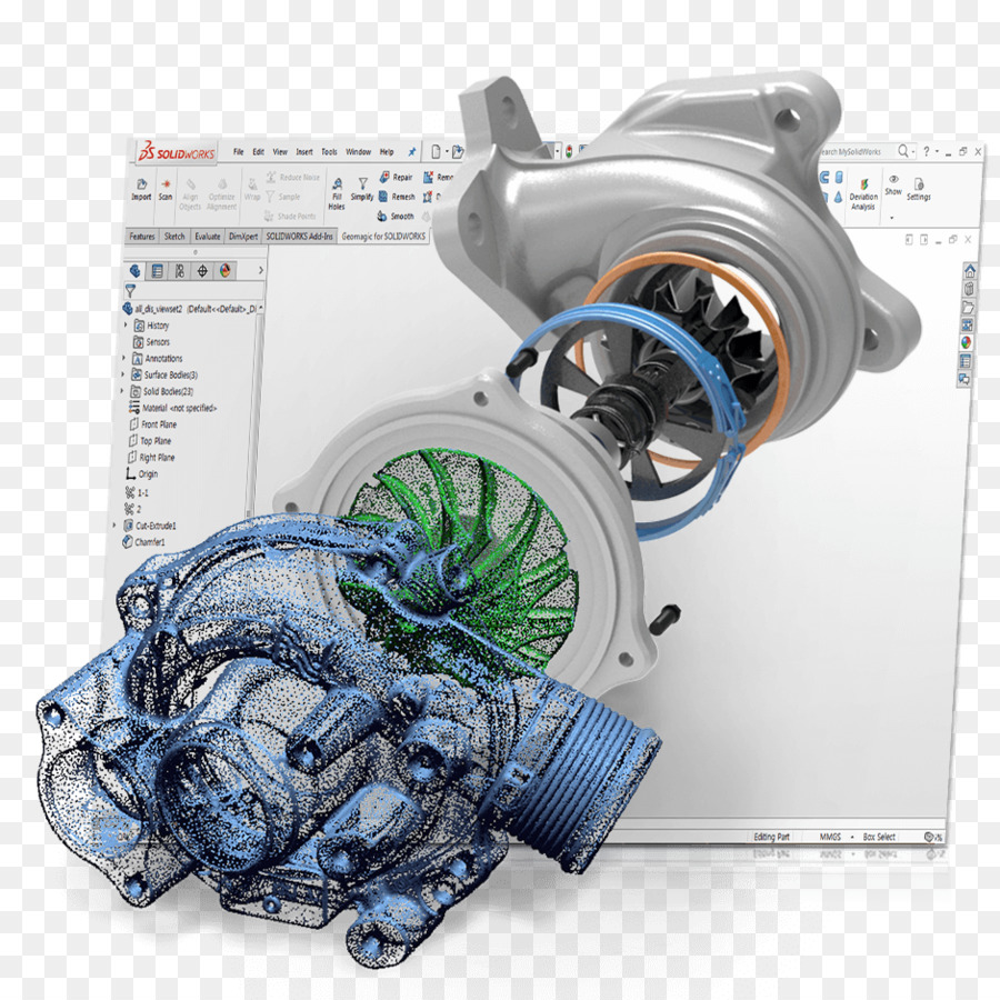 Solidworks，Geomagic PNG