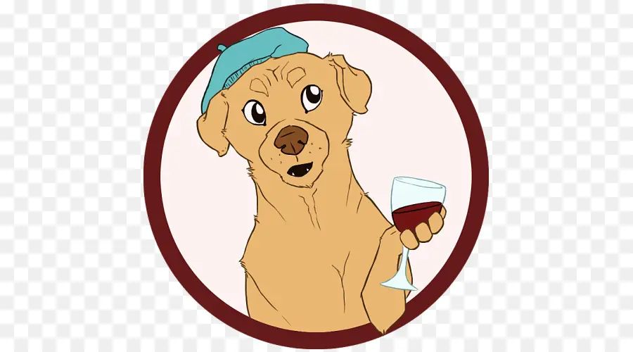 Perro Con Vino，Dibujos Animados PNG