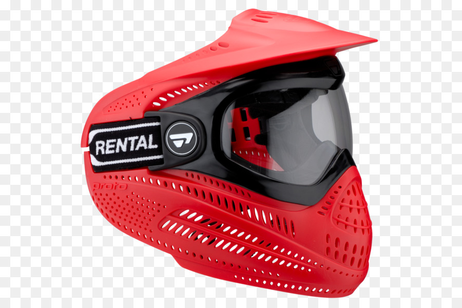 Máscara De Paintball Roja，Mascarilla PNG