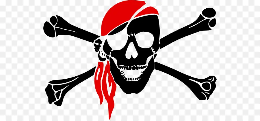 Calavera Pirata，Cráneo PNG